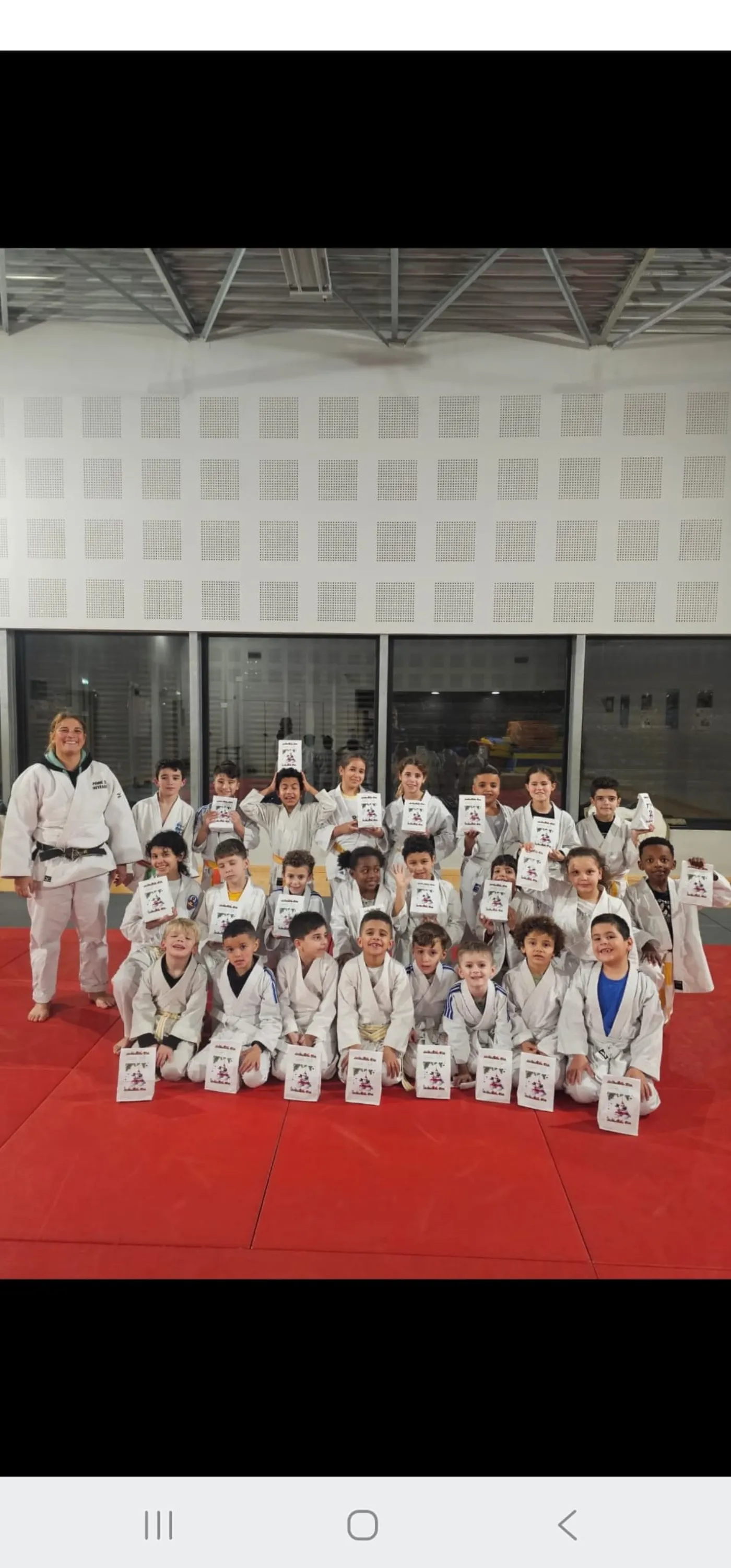 Marion et la classe Baby Judo AGMJ — saison 2025/2026