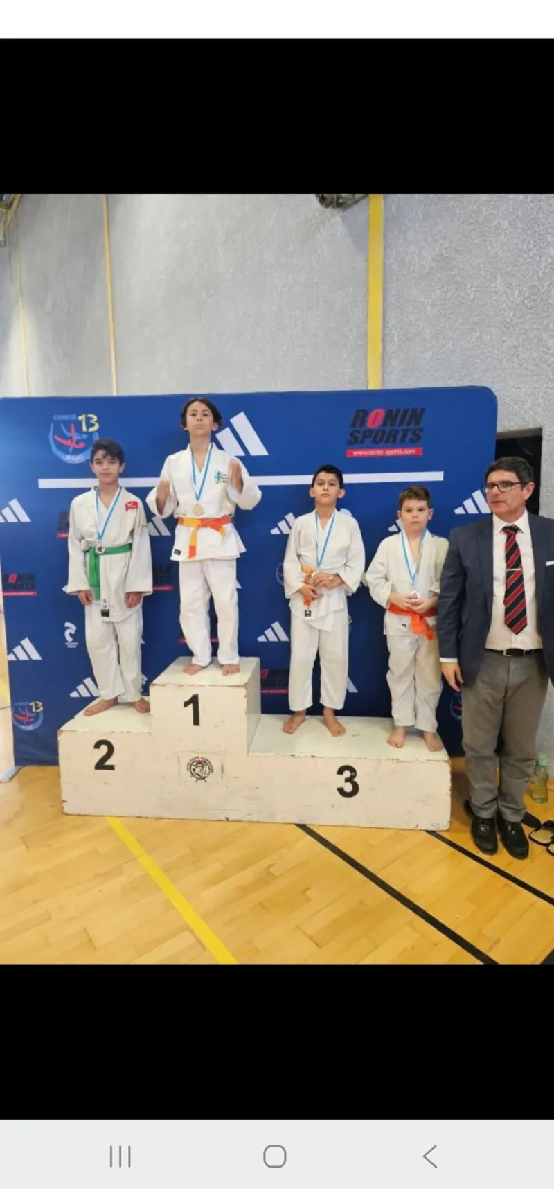 Jeune licencié AGMJ médaillé Coupe de France minimes